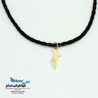 Gold Necklace and Texture - Feather design-MM0933